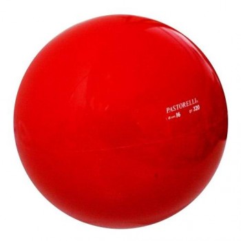 Мяч для художественной гимнастики Pastorelli Rosso 16 см 00228 красный