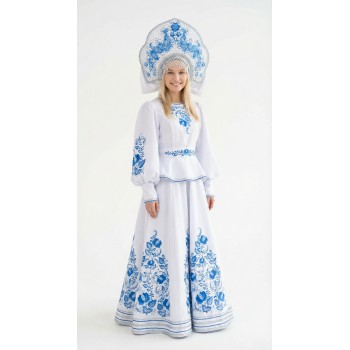 Русский народный костюм «Гжель»