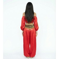 Восточный красный костюм