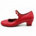 Туфли для народного танца Башмачок №2 красные