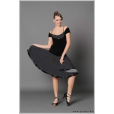 Платье для танцев латина Fenist 143 Горох 