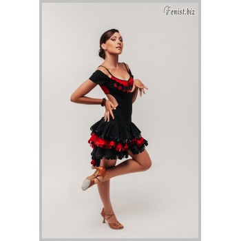 Платье для танцев латина Fenist 280 Барселона 